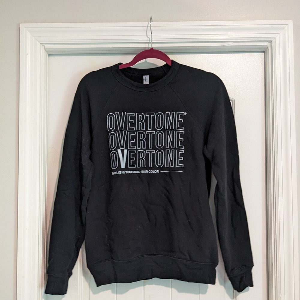 Overtone Hair Color Sweatshirt Sz S